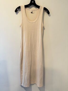 Universal Thread Beige Knit Midi Dress Size Small #Lux-R